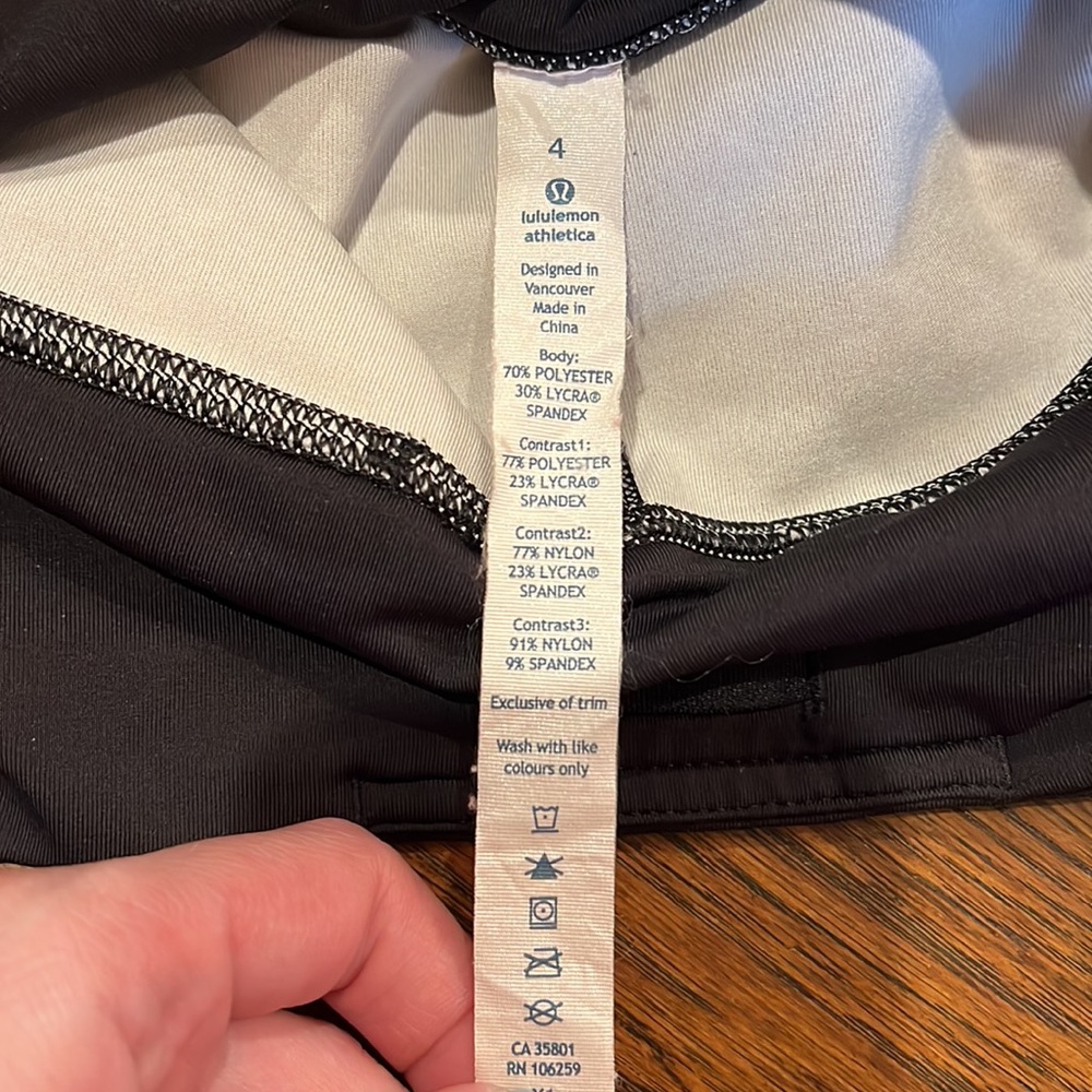 Lululemon Floral Leggings - Picture 4 of 5